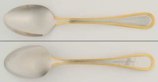 Wallace Regal Pearl (Stainless,Gold Accent) Tablespoon (Serving Spoon)   Stnl,18