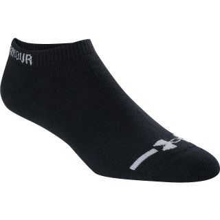 UNDER ARMOUR Mens Charged Cotton No Show Socks  6 Pack   Size L, Black