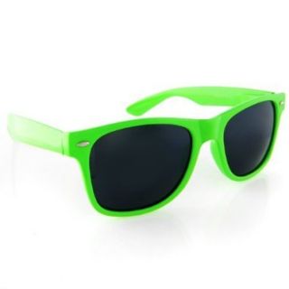 Neon Green Wayfarer Sunglasses Shoes