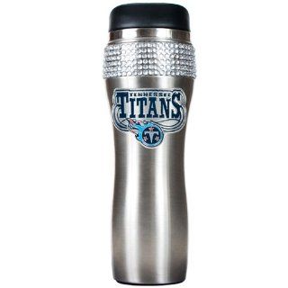 BSS   Tennessee Titans NFL 16oz Stainless Steel Bling Tumbler  