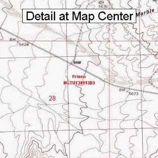 USGS Topographic Quadrangle Map   Frisco, Utah (Folded/Waterproof)  Outdoor Recreation Topographic Maps  Sports & Outdoors