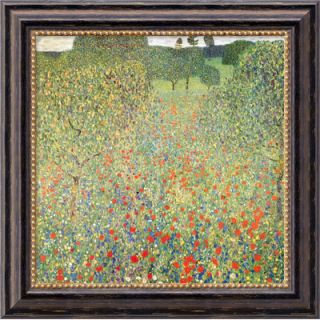 Amanti Art Field of Poppies (Campo di Papaveri) by Gustav Klimt