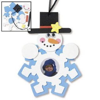 Snowman Photo Frame Ornament Craft Kit   Crafts for Kids & Photo Crafts