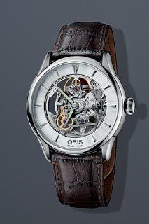 Oris 73476704051MB Watch Artelier Skeleton Mens 734 7670 4051 MB Silver Dial Stainless Steel Case Automatic Movement at  Men's Watch store.