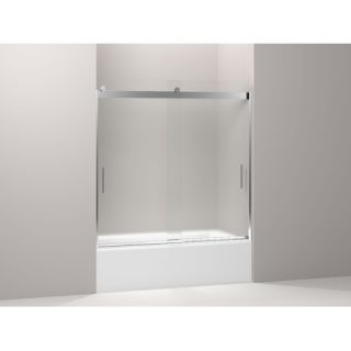 Levity Sliding Bath Door, 59 3/4 H X 54   57 W, with 1/4 Thick