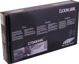 Lexmark C734X44G OEM Drum   Government C734 C736 X734 X736 X738 Photoconductor Multipack (4 Pack) (4 x 20000 Yield) (TAA Compliant version of OEM# C734X24G) Electronics