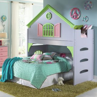 Donco Kids Twin Doll House Loft Bed