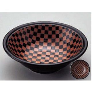 bowls kbu041 06 612 [5.91 x 1.89 inch] Japanese tabletop kitchen dish Sheng bowl small black checkered yen 4.8 deep pot [15x4.8cm] ( set pot ) Inn restaurant Japanese commercial kbu041 06 612 Kitchen & Dining