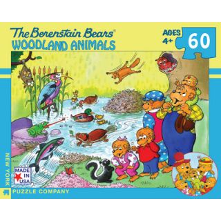 York Puzzle Company Berenstain Bears Woodland Animals 100 Piece Puzzle