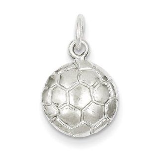 Sterling Silver Soccerball Charm Jewelry