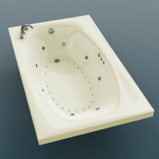 Spa Escapes St. Kitts 66 x 23 Rectangular Whirlpool Tub   3666PWL