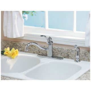 Price Pfister Marielle One Handle Centerset Kitchen Faucet with Side