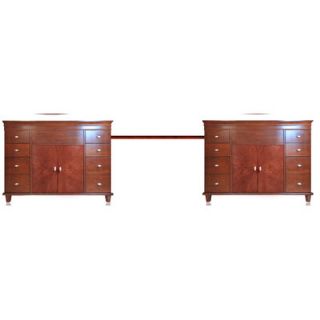 Westport Bay Jasmine 133 Double Basin Vanity Set