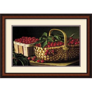 Amanti Art Still Life with Berries Framed Print by L.W. Prentice