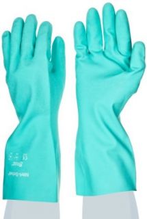 Showa Best 737 Nitri Solve Unlined Nitrile Glove, Chemical Resistant, 22 mils Thick, 15" Length Chemical Resistant Safety Gloves