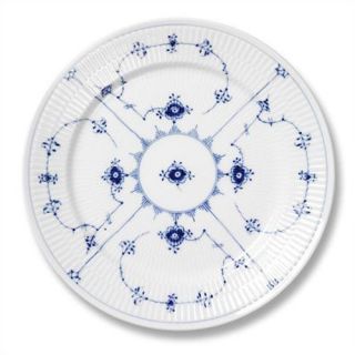 Blue Fluted Half Lace 10.75 Dinner Plate
