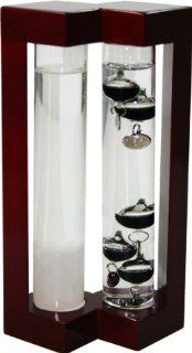 Ambient Weather AW YG737S RD Admiral Fitzroy Storm Glass and Galileo Thermometer   Weather Stations