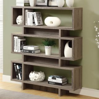 Reclaimed Look Modern 3 Shelf Bookcase