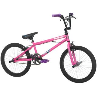 Mongoose Girls 18 Lark BMX Bike With Training Wheels
