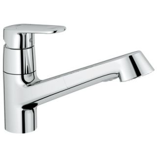Grohe Europlus Pull Out Single Handle Single Hole Kitchen Faucet with