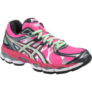 ASICS Womens GEL Nimbus 16 Running Shoes   Size 8.5, Pink/green