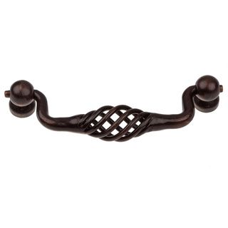 Gliderite 3.75 inch Cc Oil Rubbed Bronze Birdcage Dresser Drawer Swing Bail Pulls (pack Of 10)