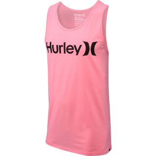 HURLEY Mens One & Only Premium Tank Top   Size 2xl, Heather/pink