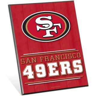 Wincraft San Francisco 49ers 8x10 Wood Easel Sign (29146014)