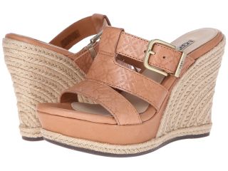 UGG Hedy Emboss Womens Wedge Shoes (Tan)