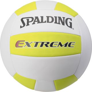 SPALDING Extreme Outdoor Volleyball, Yellow/white