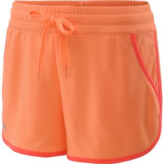 UNDER ARMOUR Womens Rally Shorts   Size Medium, Afterglow/brilliance