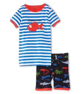 Hatley Kids Short Sleeve PJ Set Boys Pajama Sets (Black)