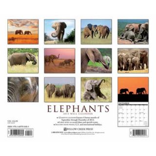 Willow Creek Press Elephants 2014 Wall Calendar