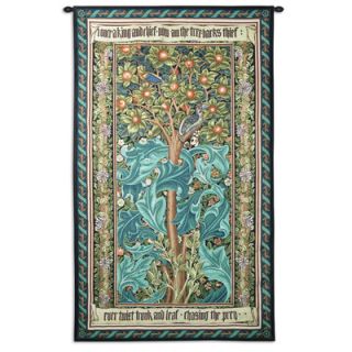 Fine Art Tapestries William Morris Woodpecker II Tapestry