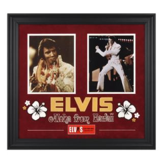 Elvis Presley Aloha From Hawaii Framed Presentation   23 X 25