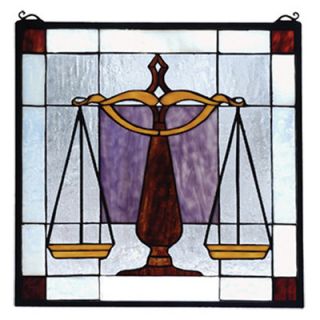 Meyda Tiffany Americana Judicial Stained Glass Window
