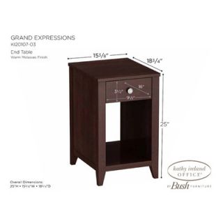 kathy ireland Office by Bush Grand Expressions End Table