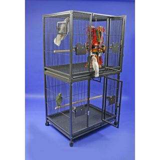 Large Double Stack Bird Cage