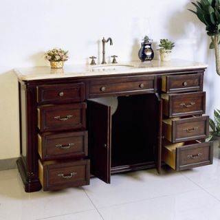 Legion Furniture 60 Solid Wood Sink Chest Vanity Set
