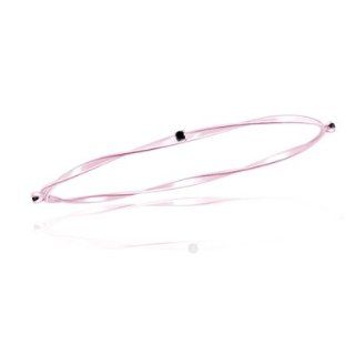 0.16 Cts Black Diamond Twisted Bangle in 14K Pink Gold Jewelry