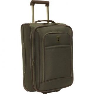 London Fog Luggage Fog Lites Collection 21 Inch Expandable Upright Suiter, Olive, One Size Clothing