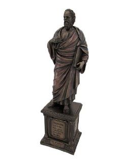Bronze Finish Socrates Statue Philosophy  