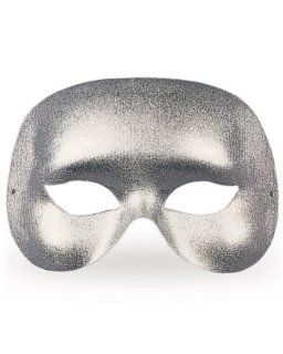 Half Mask   Silver Cocktail Accessory Toys & Games