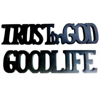 Trust In God and Good Life Decor