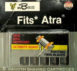 AUTO PIVOTING TWIN BLADE CARTRIDGES (FITS ATRA) Health & Personal Care