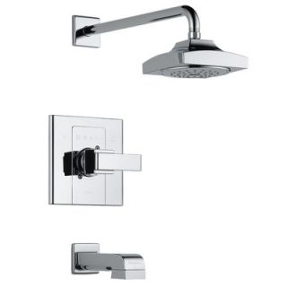 Delta Arzo Monitor Tub and Shower Faucet Trim with Pull Down Tub Spout