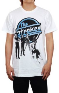 The Strokes Rock Band New White Rock Music Tee T Shirt Clothing