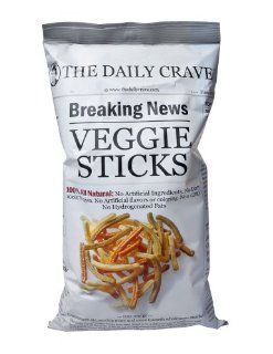 The Daily Crave Veggie Sticks, 6 Ounce (Pack of 6)  Snack Party Mixes  Grocery & Gourmet Food