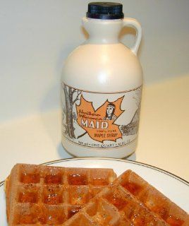 Northern Wisconsin Maid Pure Maple Syrup, Pint  Vermont Gift Syrup  Grocery & Gourmet Food