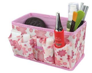 HotEnergy Beauty Multifunction Folding Makeup Cosmetics Storage Box Organizer Flower (pink)  